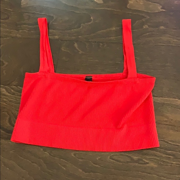 Urban Outfitters Tops - red urban outfitters crop top